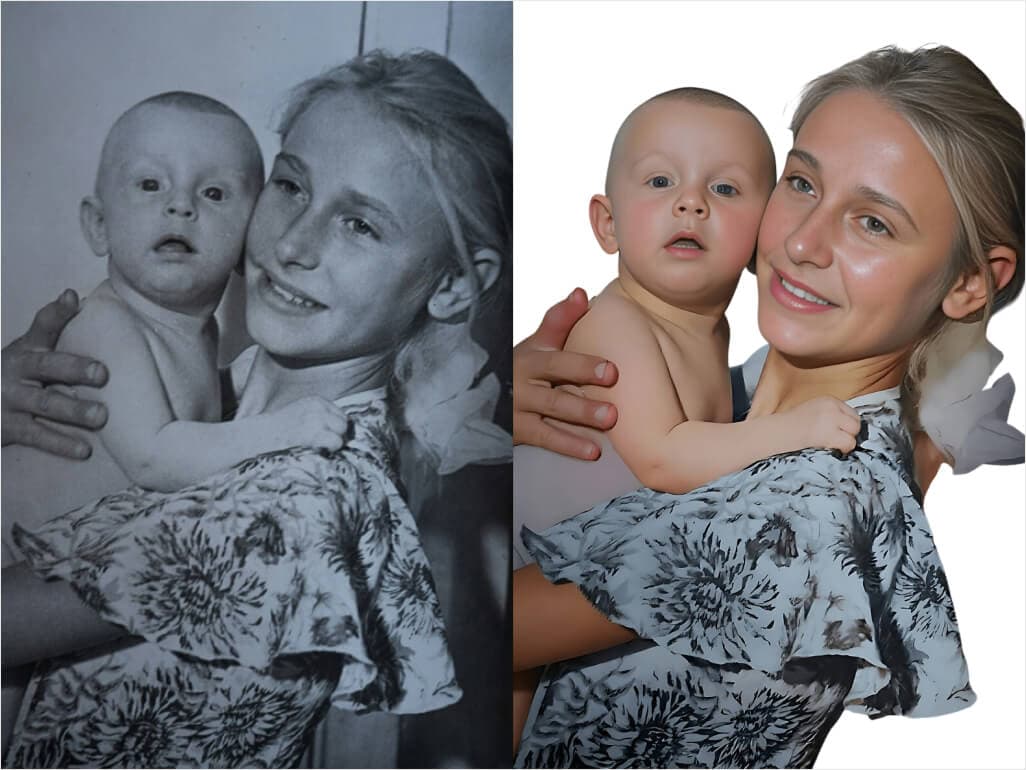 Portret yaxshilash + fon olib tashlash