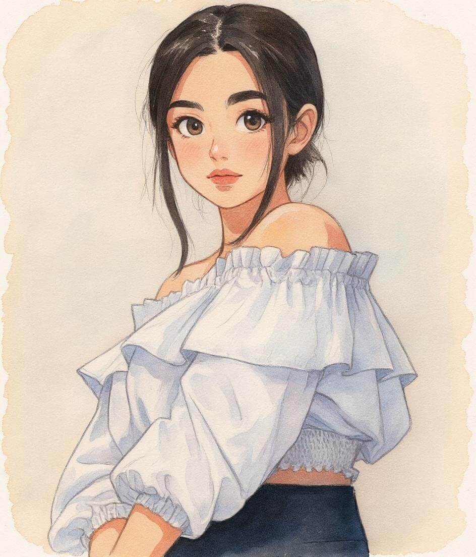 Watercolor - Girl